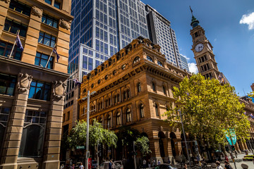 Sydney, Australia - 10th February 2020: A german photographer visiting the city center, taking...