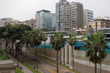 Fototapeta na wymiar Lima, dzielnica Miraflores, Peru