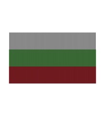 Fototapeta na wymiar Flag of Bulgaria . The National Flag of Bulgaria 