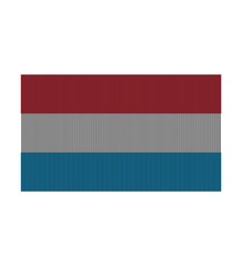 Fototapeta na wymiar Flag of Luxembourg . The National Flag of Luxembourg 
