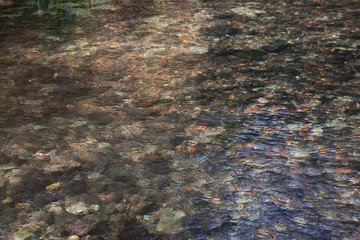 Stream with stones for an abstraction
