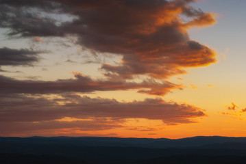 colorful clouds in the sky