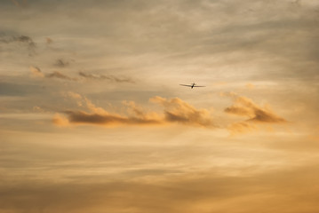 airplane flying in the sky
