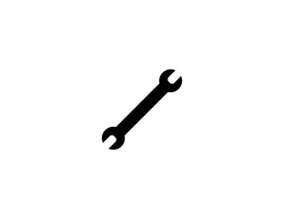 Wrench vector flat icon. Isolated wrench tool, repair equipment emoji illustration