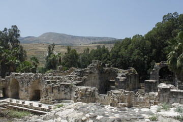Fototapeta na wymiar ruins of ancient roman forum