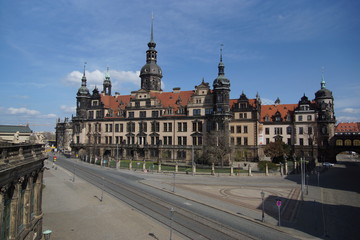Fototapeta na wymiar Dresden Stadtschloss
