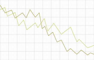 business graph with arrow