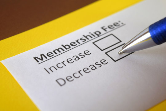 One person is answering question about membership fee.