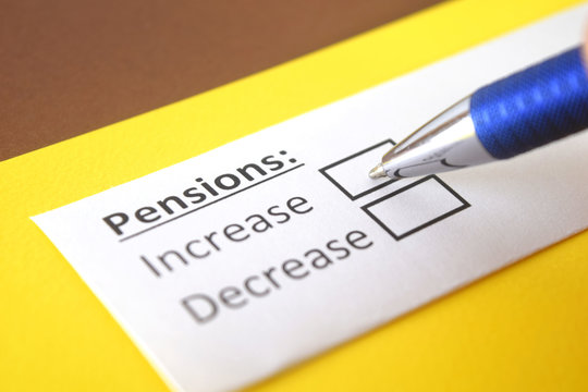 One person is answering question about pensions.