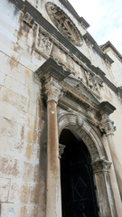 Fototapeta premium St. Saviour Church Crkva sv. Spasa located in the old town of Dubrovnik, Croatia