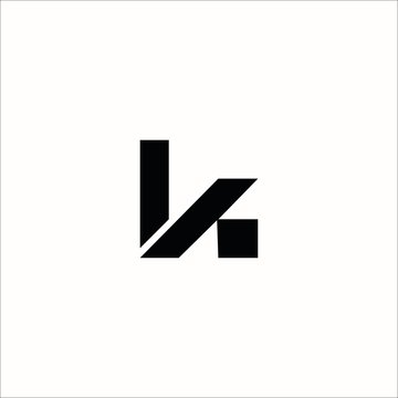 KA letter logo template design vector