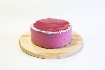 Cake on a white background