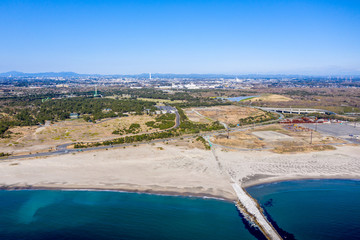 Fototapeta premium 国営ひたち海浜公園 ネモフィラ満開時期 茨城県