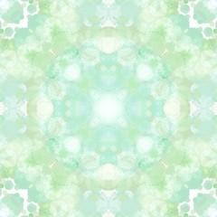 Colorful symmetrical watercolor pattern background texture