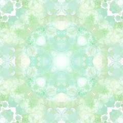 Colorful symmetrical watercolor pattern background texture