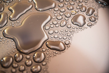 background of drops on glass