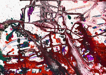 texture, dynamic splashes and spots