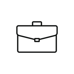 simple icon of a briefcase vector illustration