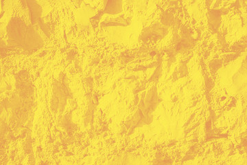 Fototapeta premium Wall sandstone texture background. Yellow surface, stone vintage texture. Voluminous background, toned