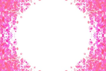 Colorful bubble frame illustration. Perfect for card design background