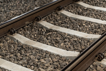 Naklejka premium train tracks underlcay - renovation