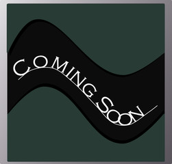 Online business coming soon text vector image. Offer symbol.