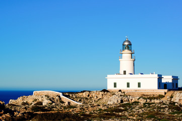 Fototapeta na wymiar Lighthouse Far de Cavalleria, Menorca