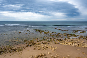 Cloudy skies over Torquay Beach, Great Ocean Road, Australia