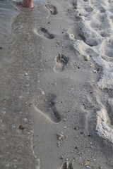 Fußspuren im Sand - footprints in the sand