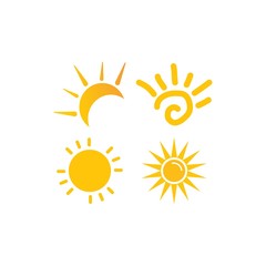sun ilustration logo