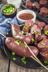 Korean blood sausage soondae