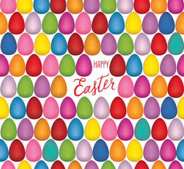 Easter egg seamless pattern. Festive spring holiday background  for printing on fabric, paper for scrapbooking, gift wrap and wallpapers.