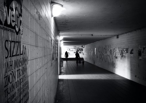 People In Underpass