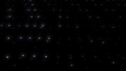 Glitter Shining Star Flash Light Wall 3D illustration background