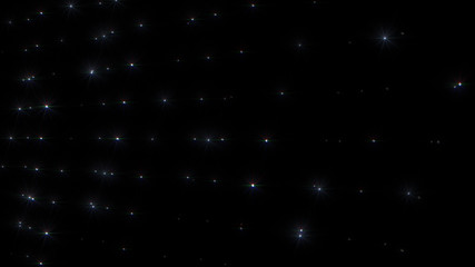 Glitter Shining Star Flash Light Wall 3D illustration background