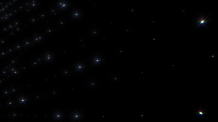 Glitter Shining Star Flash Light Wall 3D illustration background