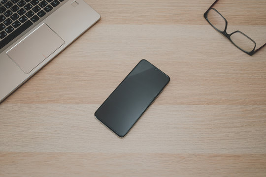 laptop and mobile phone