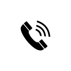 Call icon symbol vector. telepone vector icon