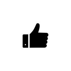 Like icon vector. hand like, hand thumb up icon
