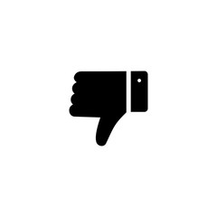 Dislike icon vector, thumbs down icon 