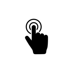 Hand Touch icon vector. Touch icon vector