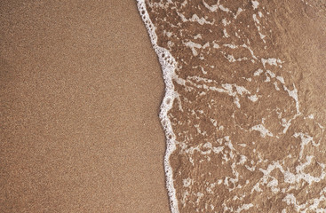 Beautiful sunset beach. Summer time. Crimea.