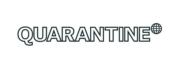 Basic protective measures against the new coronavirus. Coronavirus advice for the public via icons. Important information and guidance to stay healthy from Covid-19. International quarantine.