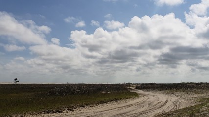 Obraz premium praia deserto, natureza areia, água