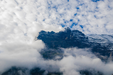 Mountain landscape, high mountains of the alpine ridge.
Forest in the highlands.
Forest, sky and solitude with nature.
Alpine landscape.
Alps of Switzerland. Alps of Italy.
Mountain valleys surrounded