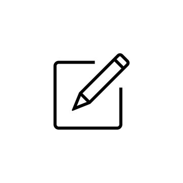 Edit icon, Edit sign and symbol vector. Pencil icon