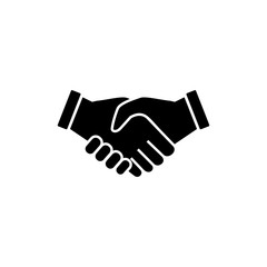 Handshake Icon, Handshake sign and symbol vector design
