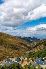 Landscapes of National park Sierra Nevada mountains near Malaga and Granada, Andalusia, Spain