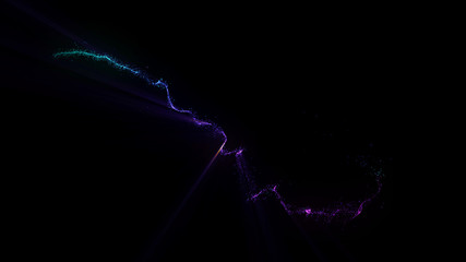 Cold tone Magic Trail Particle.