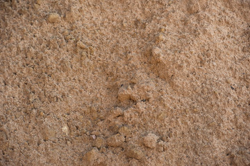 A pile of industrial sand